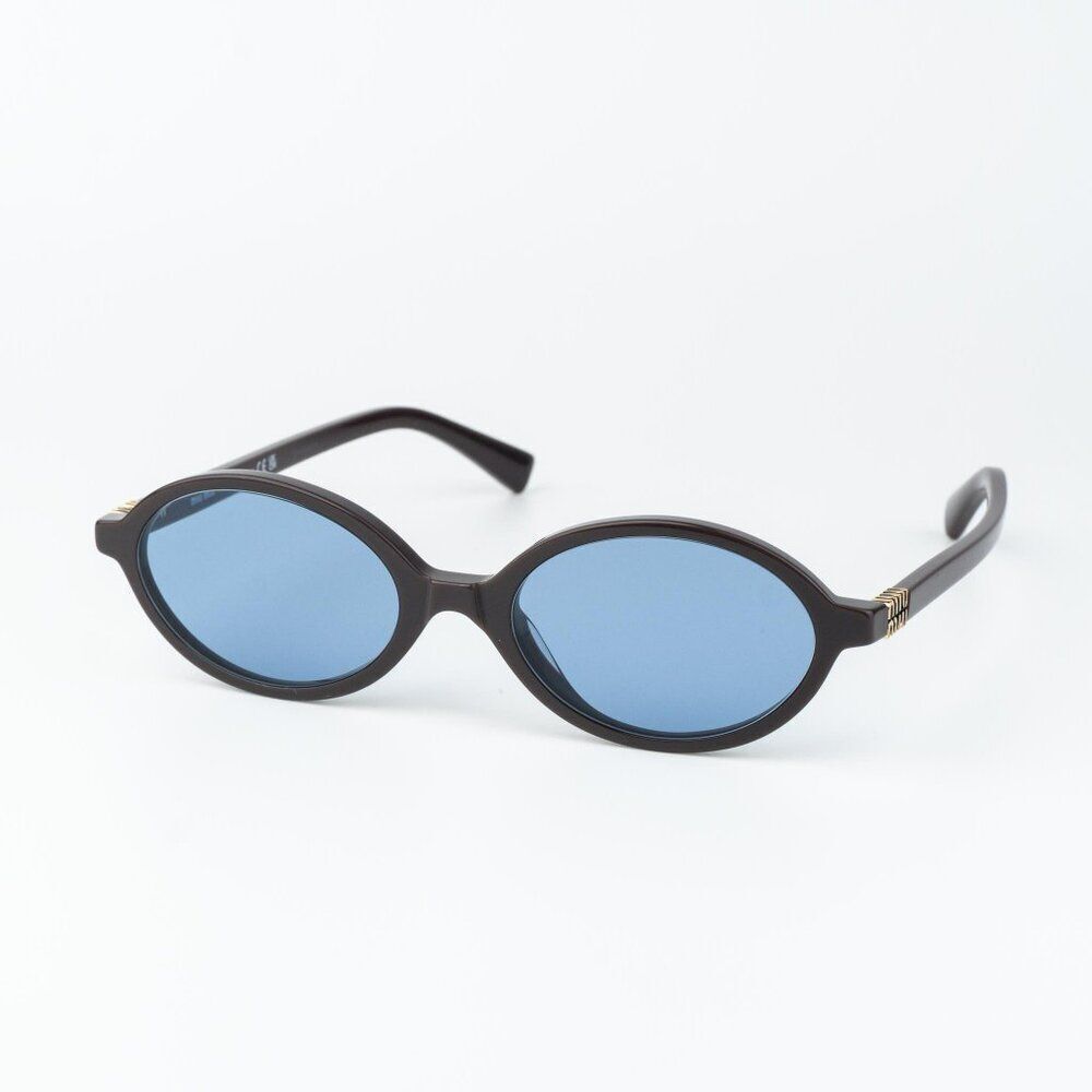Miu Miu REGARD Men Sunglasses Moka Blue MU04ZS 22C60O NEW AUTHENTIC